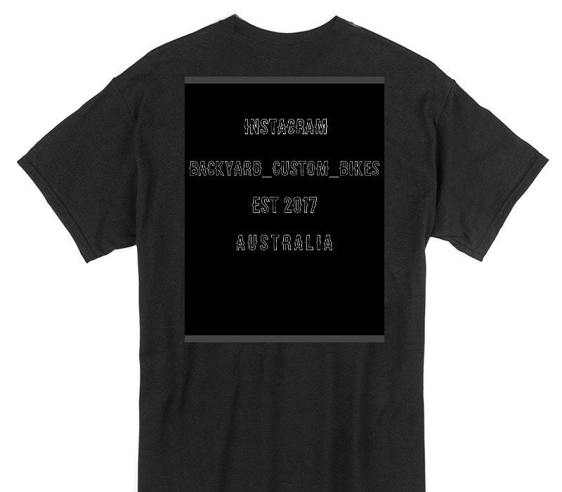 Custom Gildan 100% Cotton Black T-Shirt