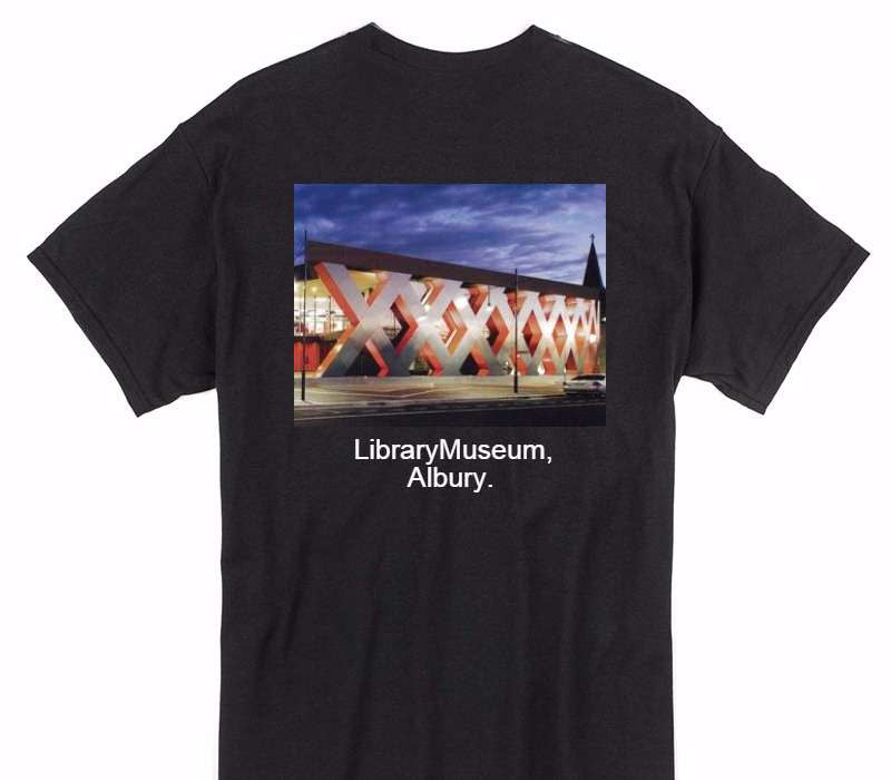 Custom Gildan 100% Cotton Black T-Shirt