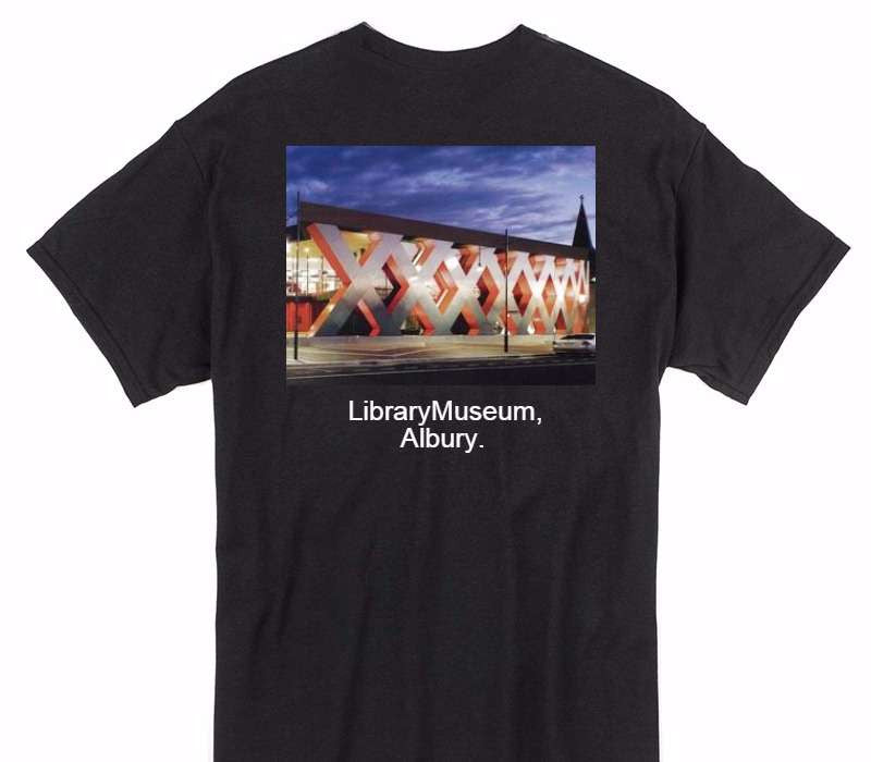 Custom Gildan 100% Cotton Black T-Shirt