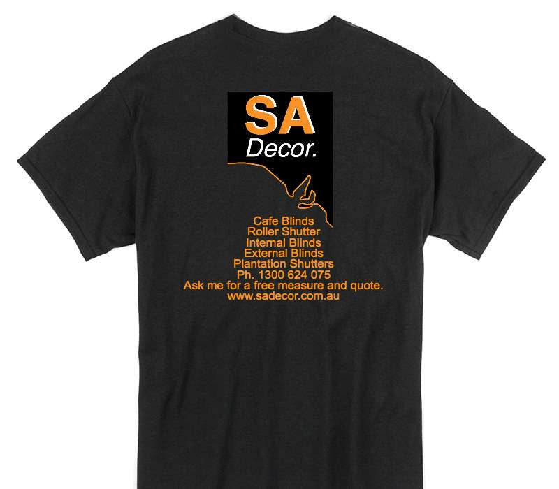 Custom Gildan 100% Cotton Black T-Shirt