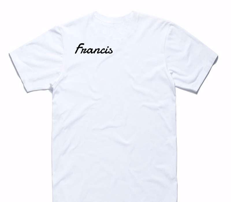 Custom AS Colour 100% Cotton White T-Shirt