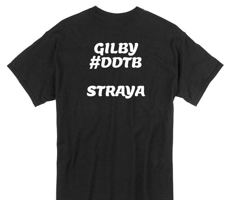 Custom Gildan 100% Cotton Black T-Shirt