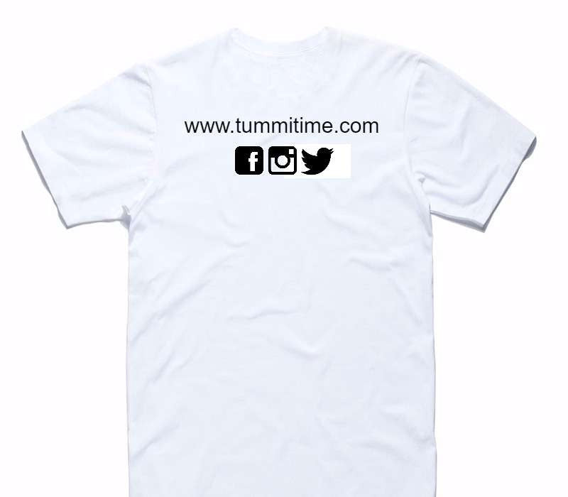 Custom AS Colour 100% Cotton White T-Shirt