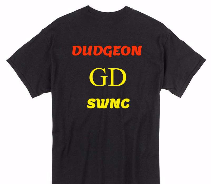 Custom Gildan 100% Cotton Black T-Shirt