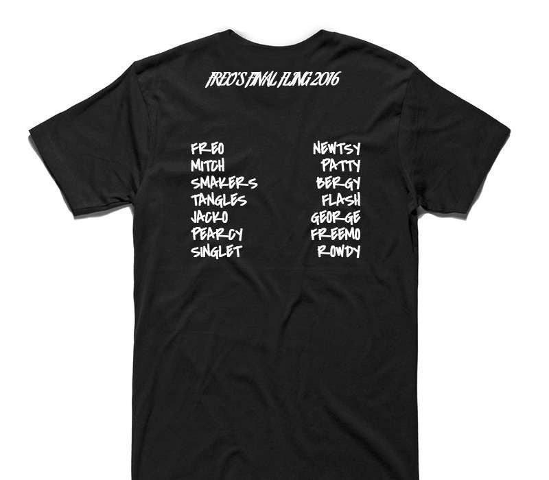 Custom AS Colour 100% Cotton Black T-Shirt