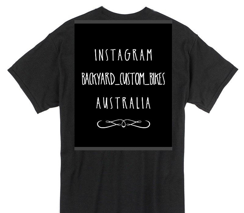 Custom Gildan 100% Cotton Black T-Shirt