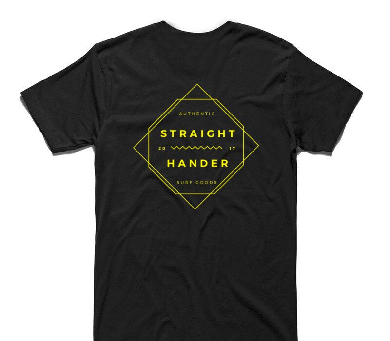 Custom AS Colour 100% Cotton Black T-Shirt