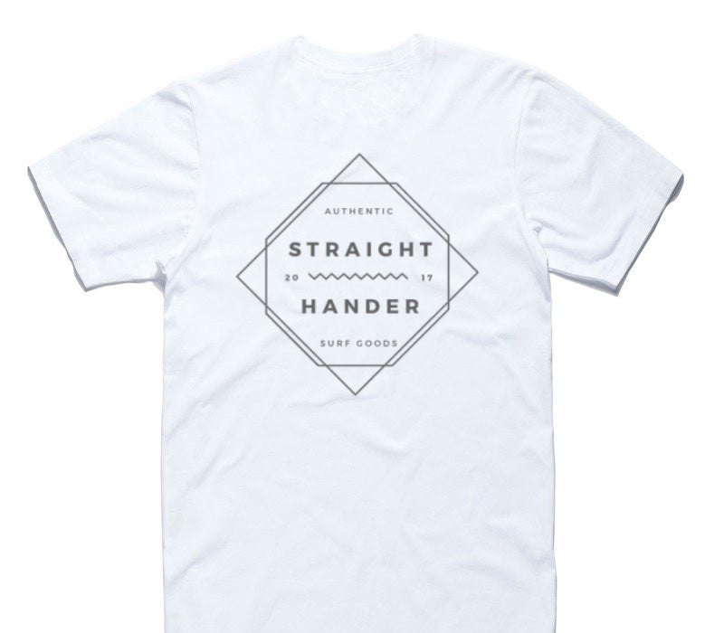 Custom AS Colour 100% Cotton White T-Shirt