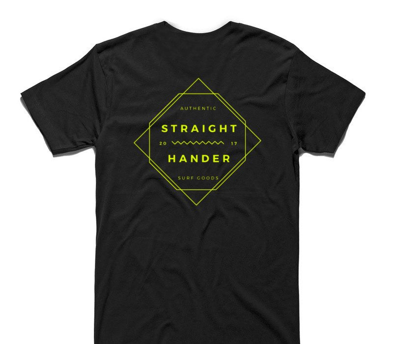 Custom AS Colour 100% Cotton Black T-Shirt