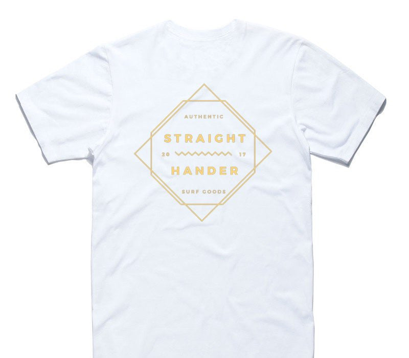 Custom AS Colour 100% Cotton White T-Shirt