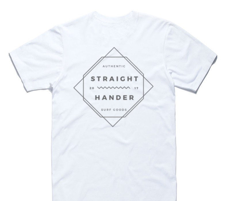 Custom AS Colour 100% Cotton White T-Shirt
