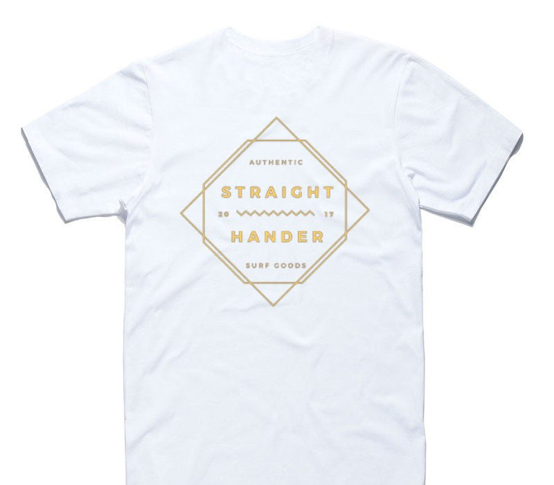 Custom AS Colour 100% Cotton White T-Shirt