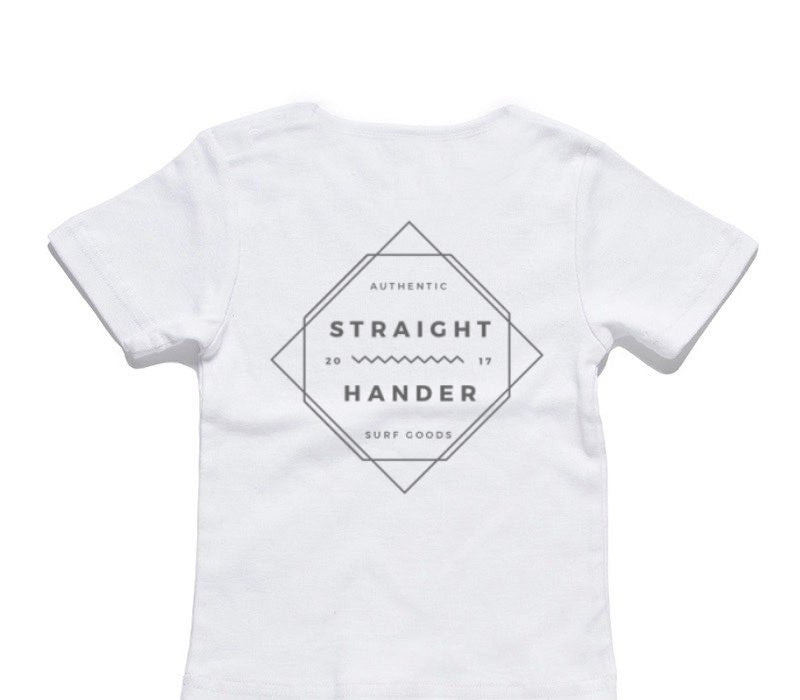 Custom AS Colour White Baby T-Shirt