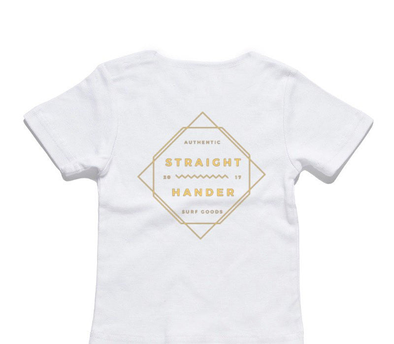 Custom AS Colour White Baby T-Shirt