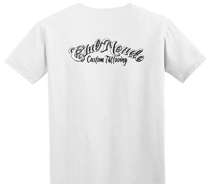 Custom Adult Soft Style 100% Cotton White T-Shirt