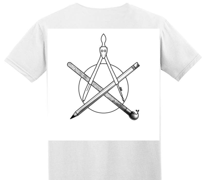 Custom Adult Soft Style 100% Cotton White T-Shirt