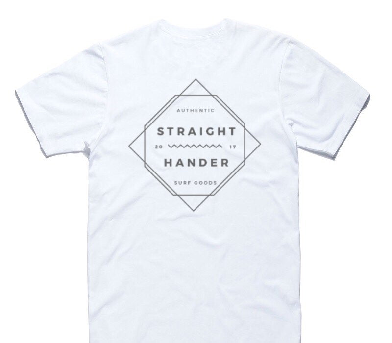 Custom AS Colour 100% Cotton White T-Shirt