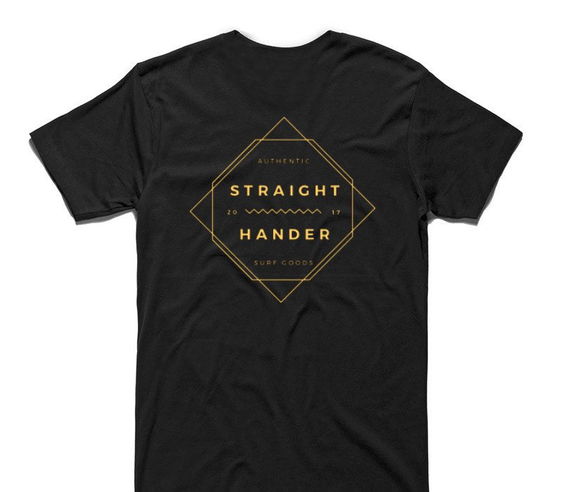Custom AS Colour 100% Cotton Black T-Shirt