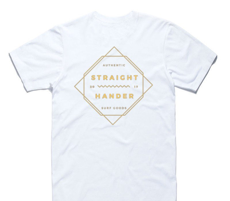 Custom AS Colour 100% Cotton White T-Shirt