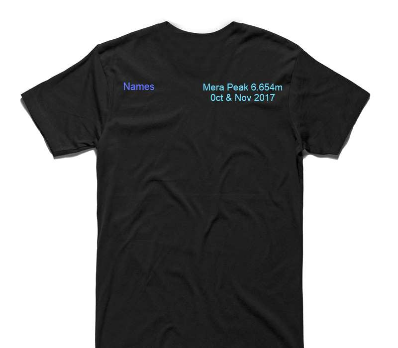 Custom AS Colour 100% Cotton Black T-Shirt