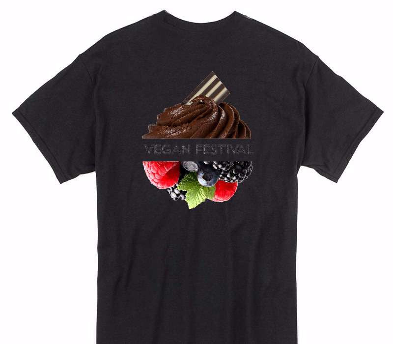 Custom Gildan 100% Cotton Black T-Shirt