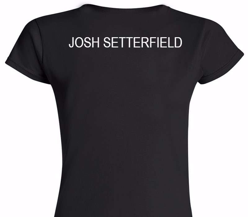 Custom Womens Soft Style 100% Cotton Black T-Shirt