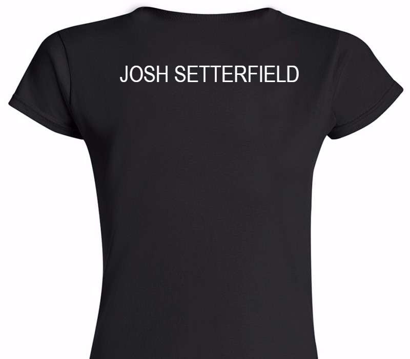 Custom Womens Soft Style 100% Cotton Black T-Shirt