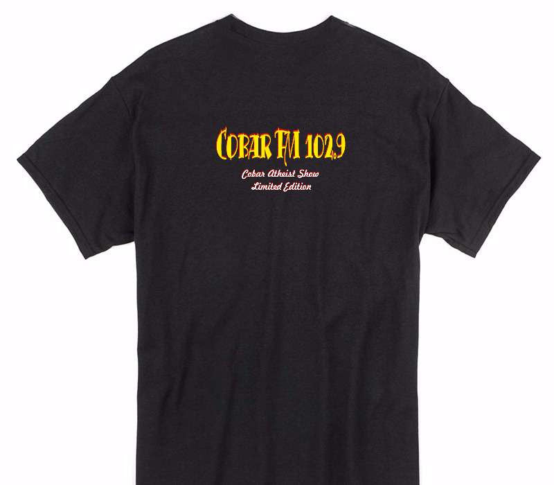 Custom Gildan 100% Cotton Black T-Shirt