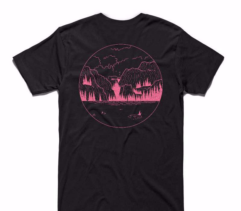 Custom AS Colour 100% Cotton Black T-Shirt