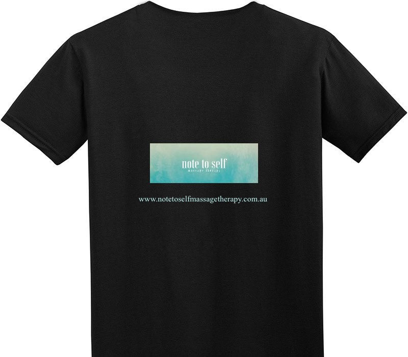 Custom Adult Soft Style 100% Cotton Black T-Shirt