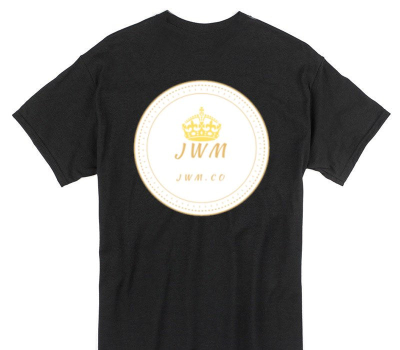 Custom Gildan 100% Cotton Black T-Shirt