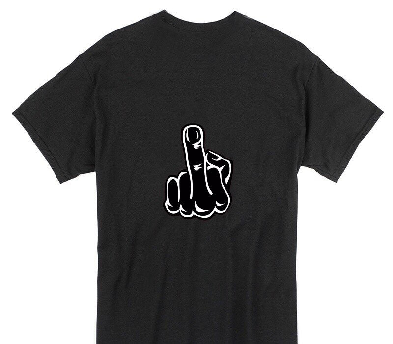 Custom Gildan 100% Cotton Black T-Shirt