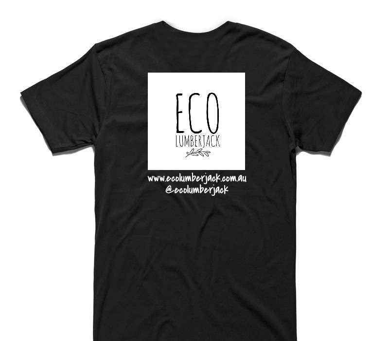 Custom AS Colour 100% Cotton Black T-Shirt