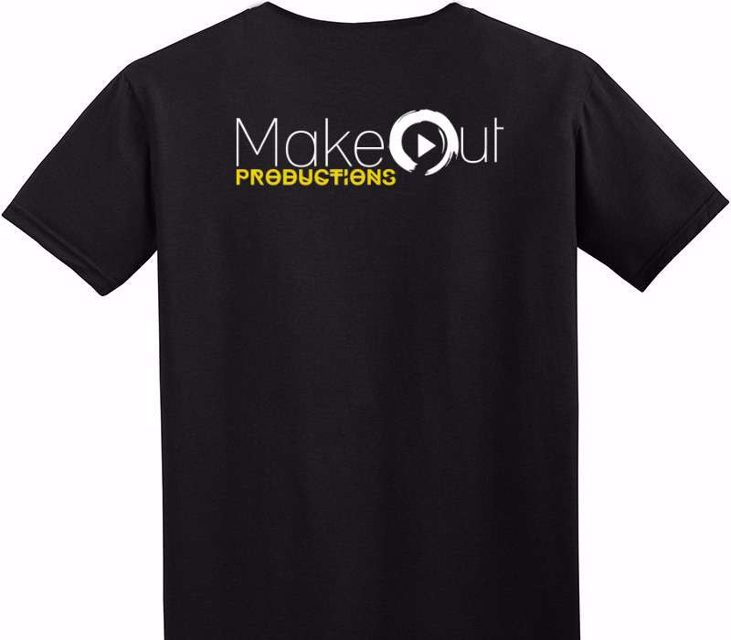 Custom Adult Soft Style 100% Cotton Black T-Shirt