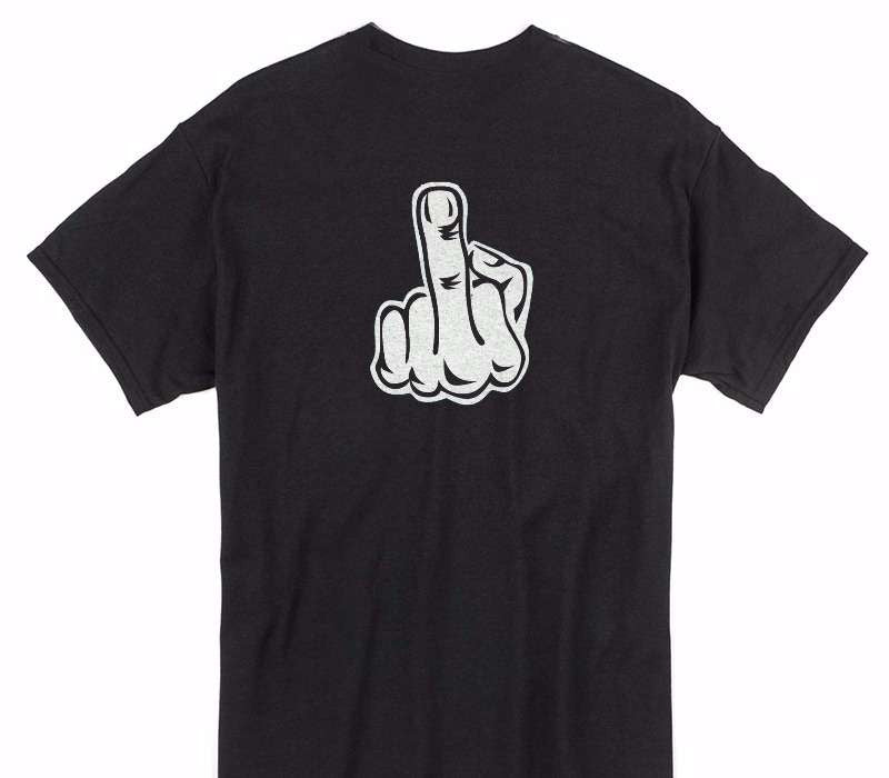 Custom Gildan 100% Cotton Black T-Shirt