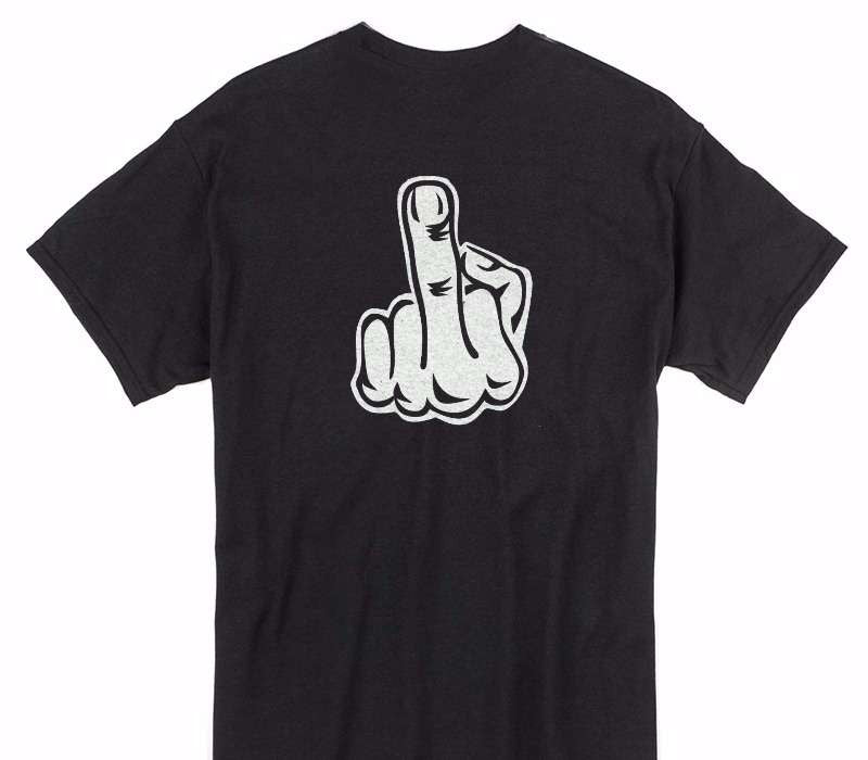 Custom Gildan 100% Cotton Black T-Shirt