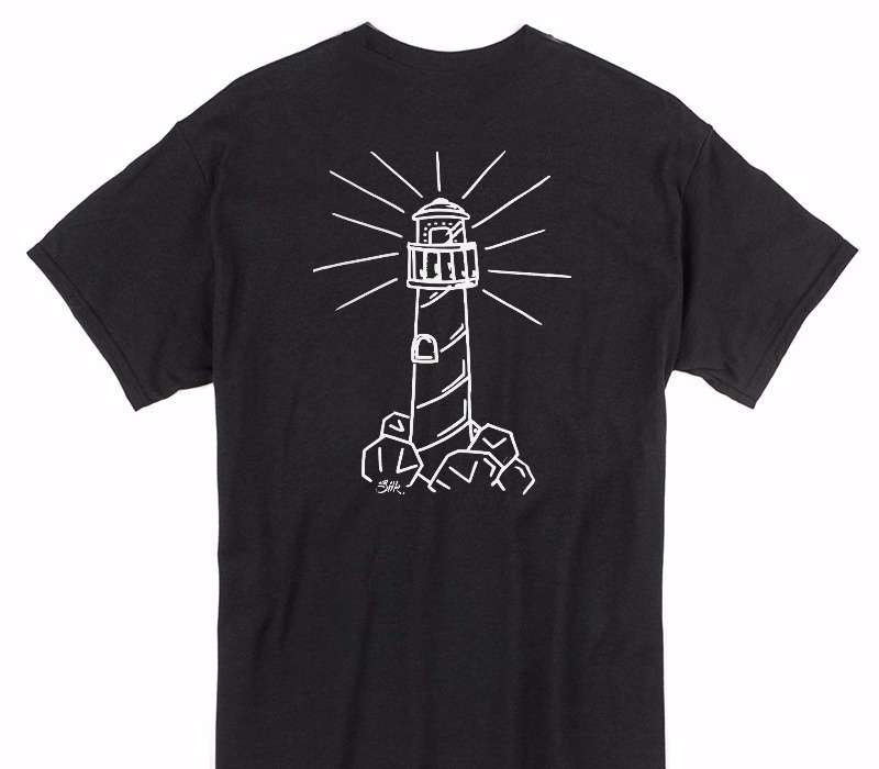 Custom Gildan 100% Cotton Black T-Shirt