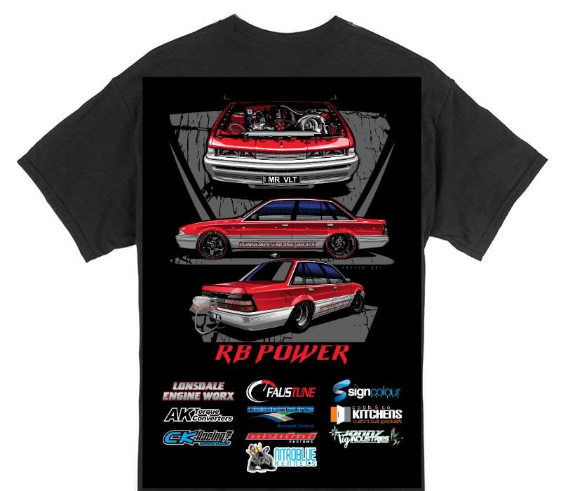Custom Gildan 100% Cotton Black T-Shirt