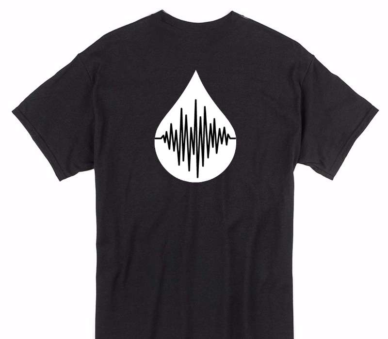 Custom Gildan 100% Cotton Black T-Shirt