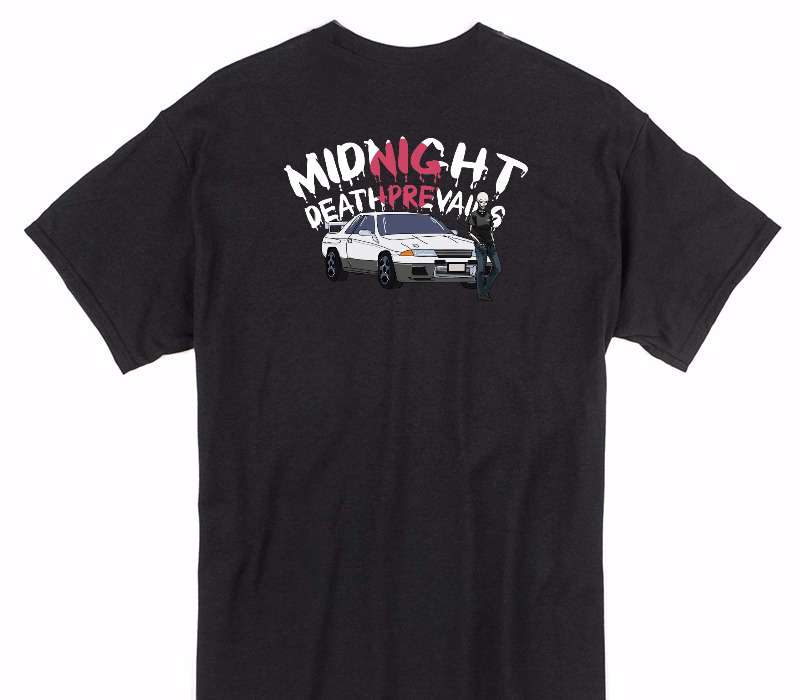 Custom Gildan 100% Cotton Black T-Shirt