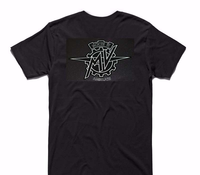Custom AS Colour 100% Cotton Black T-Shirt