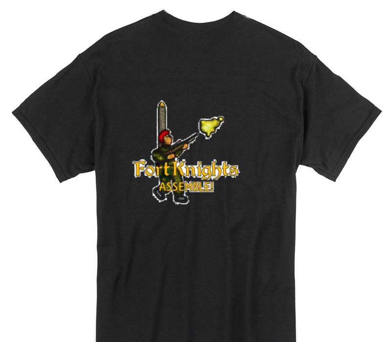 Custom Gildan 100% Cotton Black T-Shirt
