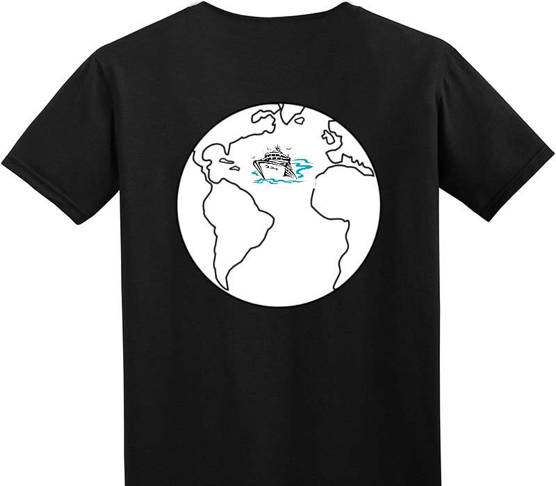 Custom Adult Soft Style 100% Cotton Black T-Shirt