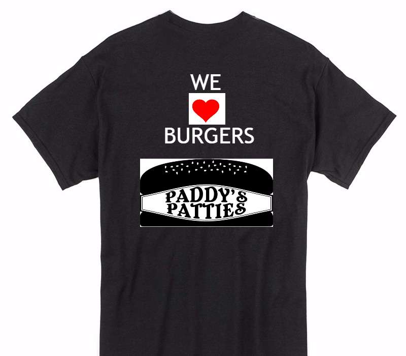 Custom Gildan 100% Cotton Black T-Shirt