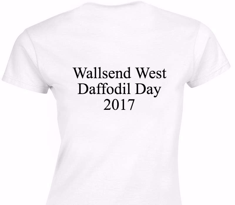 Custom Womens Soft Style 100% Cotton White T-Shirt