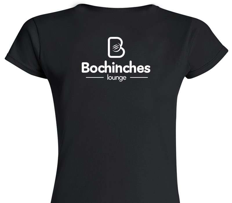 Custom Womens Soft Style 100% Cotton Black T-Shirt