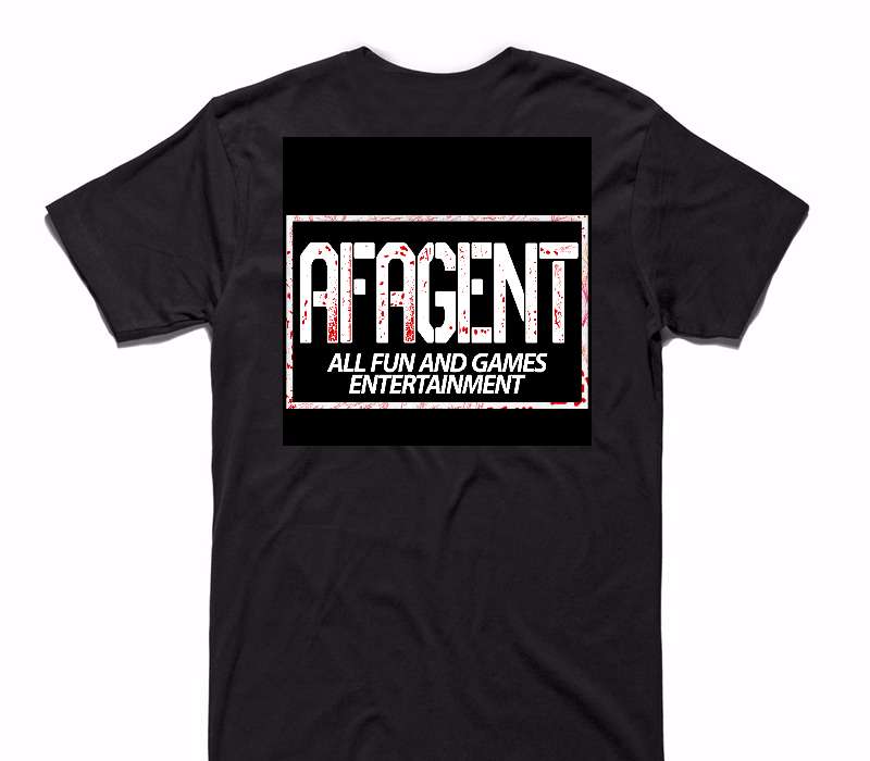 Custom AS Colour 100% Cotton Black T-Shirt