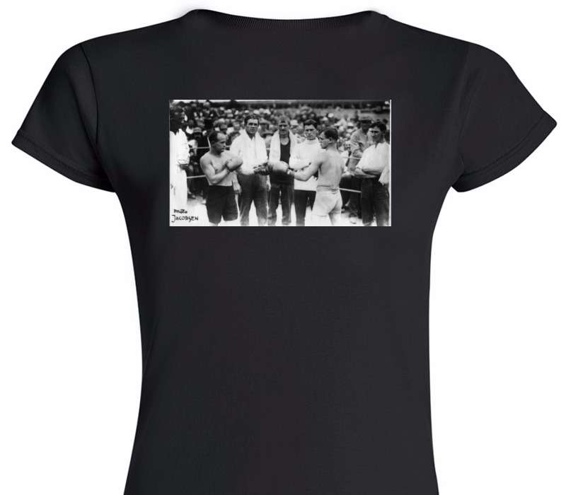Custom Womens Soft Style 100% Cotton Black T-Shirt