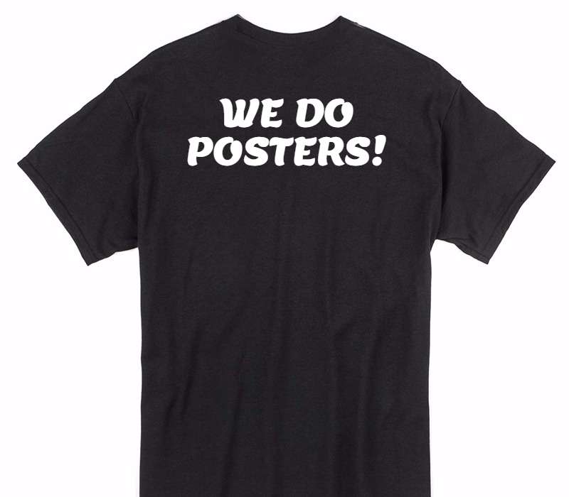 Custom Gildan 100% Cotton Black T-Shirt