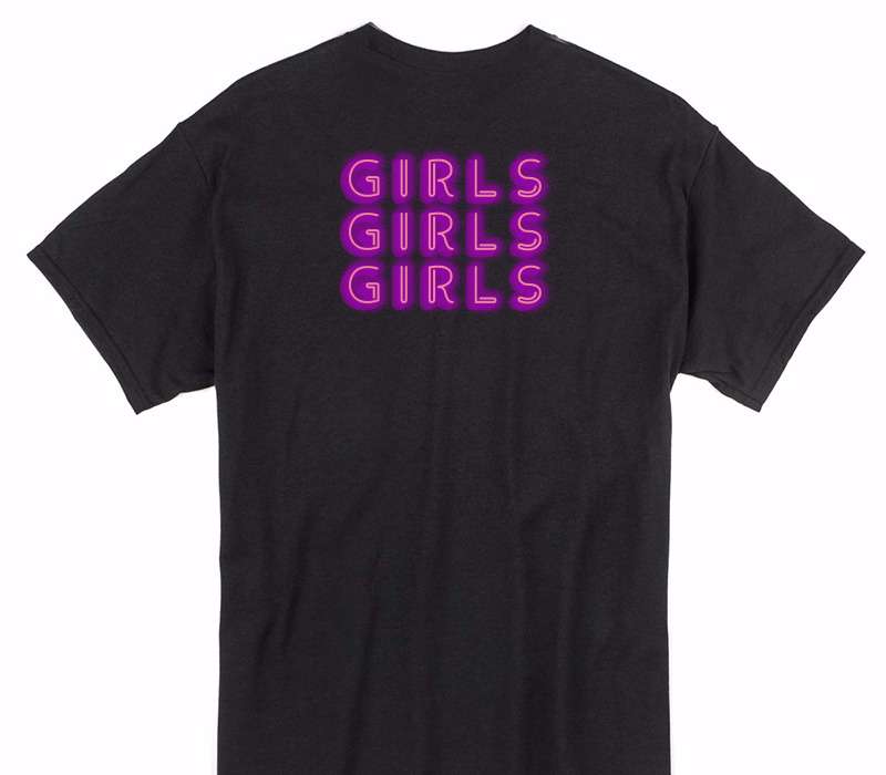 Custom Gildan 100% Cotton Black T-Shirt
